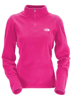 The North Face 100 Glacier Full Zip Womens Fleece Top - Pink